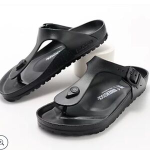 BIRKENSTOCK Black Flip Flop Sandals
